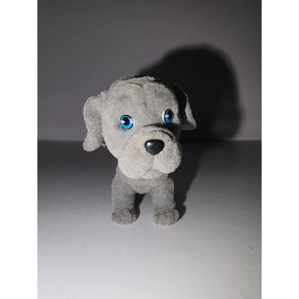 Puppy in my Pocket Prunella Neapolitan Mastiff Flocked‎ Dog Figure